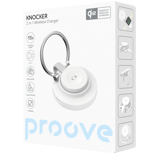 Wireless magnetic charger Proove Knocker 2 in 1 Qi2 - Photo 5